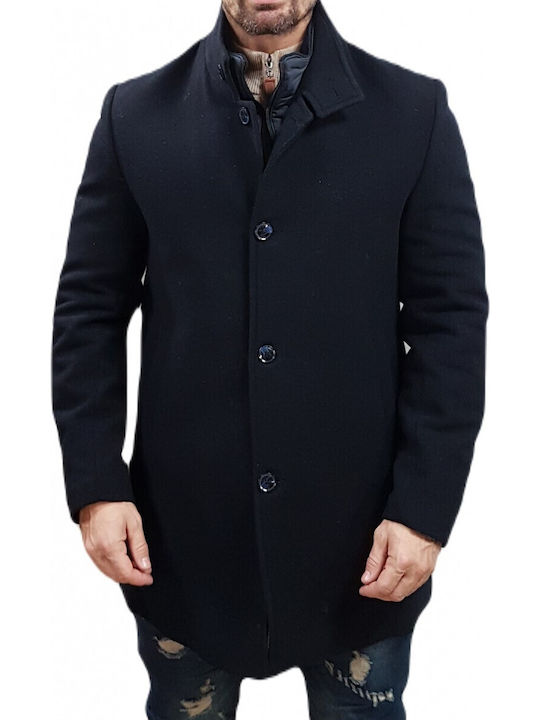 Herren Mantel Navy, Indigo
