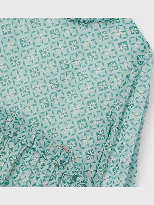 Rochie pentru Copii Mânecă lungă Green