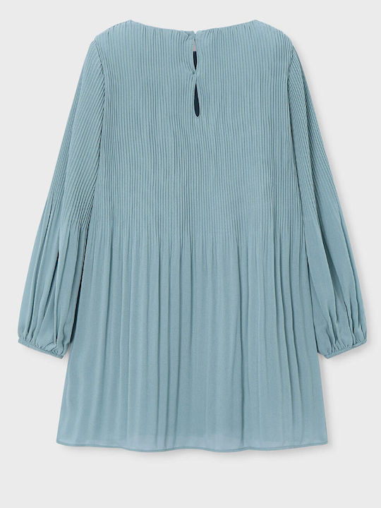 Kinderkleid Langärmelig Mint, Green