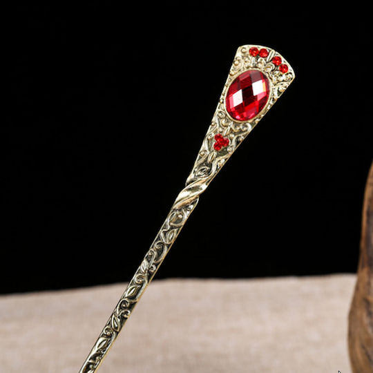 Hair Stick Chop Stick Vintage Crystals Tamsin