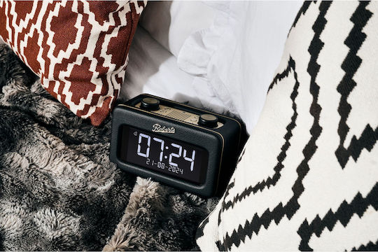 Roberts Revival Rest Φορητό Ραδιόφωνο Επαναφορτιζόμενο DAB+ με Bluetooth Μαύρο