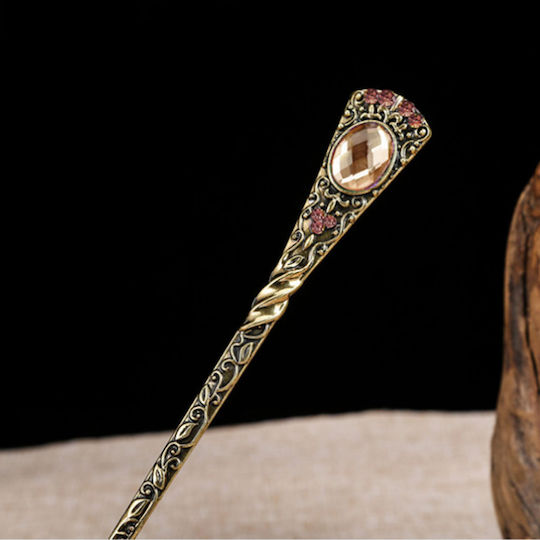 Hair Stick Chop Stick Vintage Crystals Tamsin