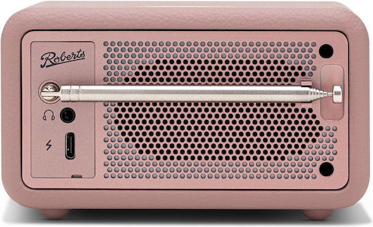 Roberts Revival Petite 2 Φορητό Ραδιόφωνο Επαναφορτιζόμενο DAB+ με Bluetooth Ροζ
