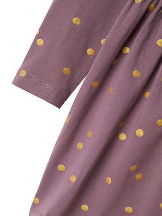 Kinderkleid Langärmelig Purple