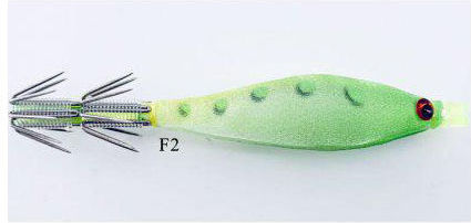 Yamashita L Oppai Sutte 7-2 Squid Jigs Fluorescent 7cm Glow & Uv 4901