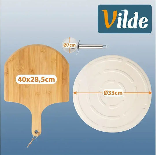 Vilde Πλάκα Ψησίματος Πίτσας Πέτρινη
