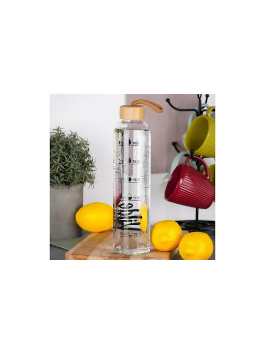 Vilde Αθλητικό Παγούρι 1000ml Διάφανο
