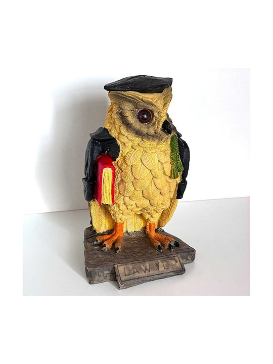 Velve Decorativă Bufniță din Polirășină 19cm 1buc
