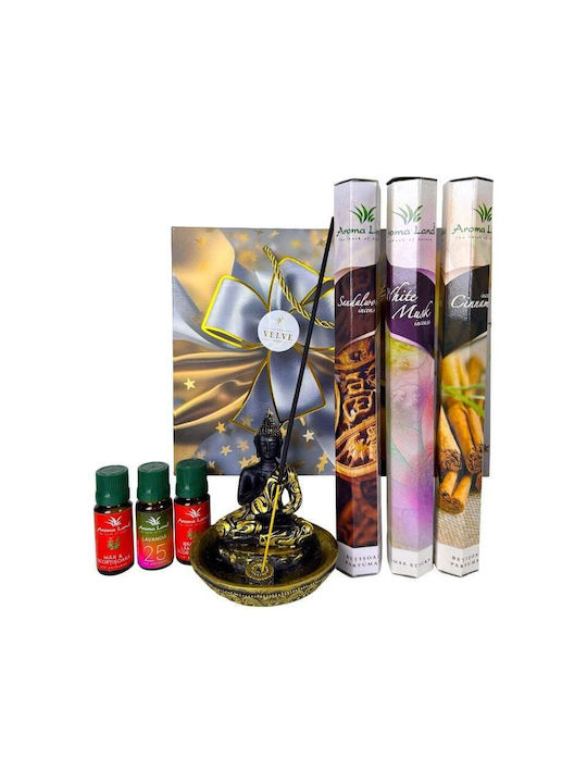 Velve De Crăciun Set Difuzor de Uleiuri Esențiale cu Aromă Lemn de santal RLX02