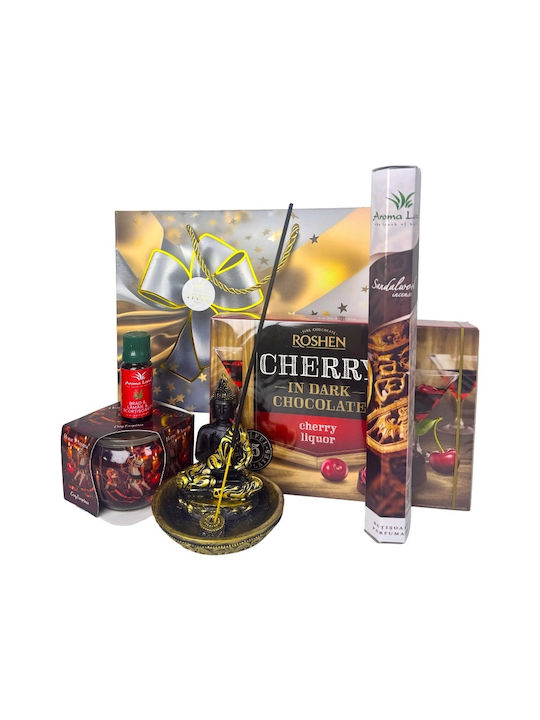 Velve De Crăciun Set Difuzor de Uleiuri Esențiale cu Aromă Lemn de santal RLX02