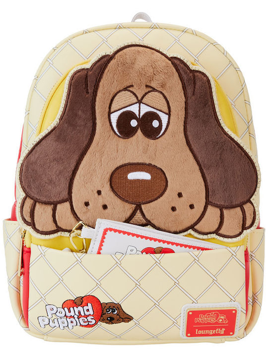 Pound Puppies 40th Anniversary Plush Loungefly Mini Backpack Beige Pound Puppies 40th Anniversary Plush Loungefly Mini Backpack Beige