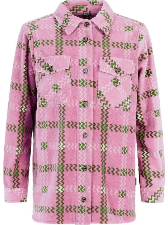 Μακρυμάνικο Γυναικείο Πουκάμισο Vintage Pink