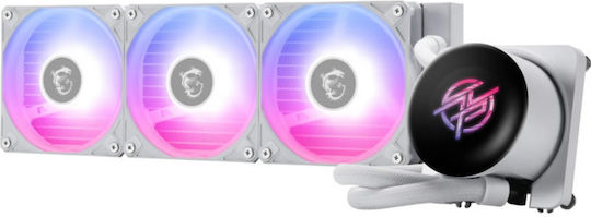 MSI MPG CoreLiquid Υδρόψυξη AIO CPU με 3 Ανεμιστήρες 120mm και ARGB Φωτισμό Λευκή