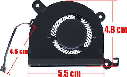 Laptop Fan Lenovo Ideapad Slim 7-14iil05 Yoga Slim 7-14iil05 Dq5d555g075 Dc5v 0.5a