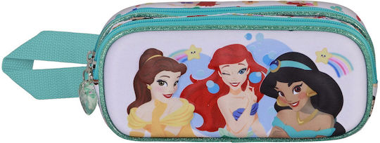 Disney Princess Rainbows 3D Double Pencil Case