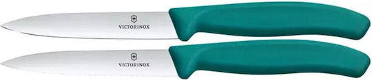 Victorinox Swiss Classic Messer Allgemeine Verwendung aus rostfreiem Stahl 10cm 2Stück