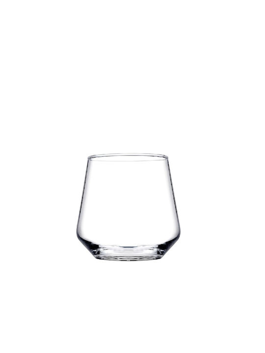 Pasabahce Set of Glasses Whiskey / Water / Red Wine made of Glass in Red Color 350ml 6pcs