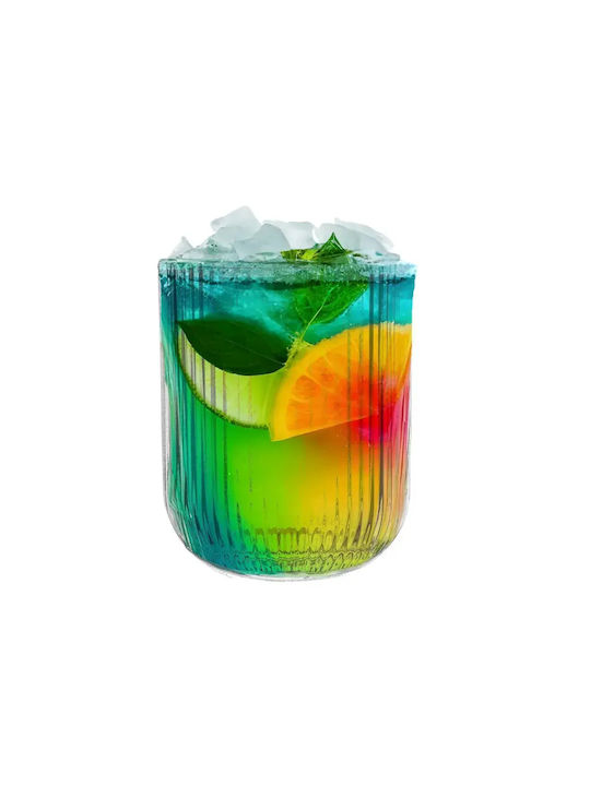Set de pahare pentru apa / Cocteiluri din Sticlă în Culoarea Bej 250ml 6buc