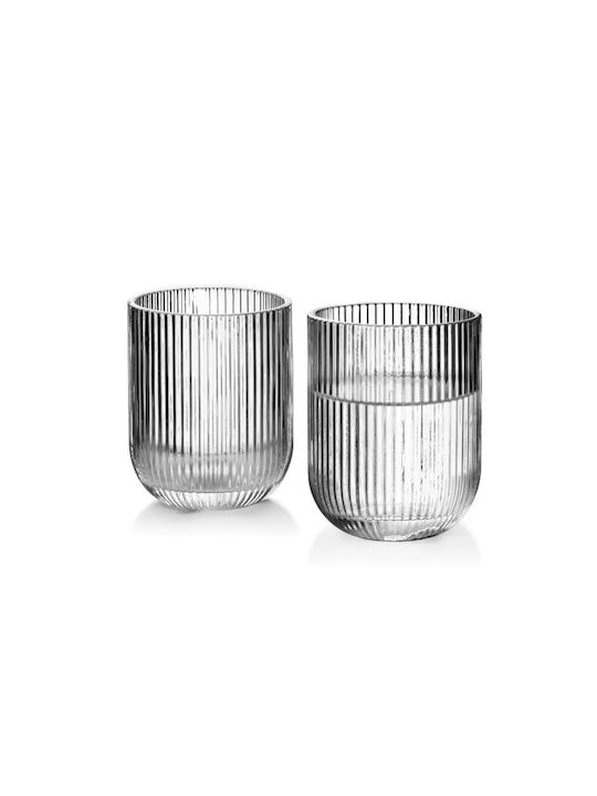 Set de pahare pentru apa / Cocteiluri din Sticlă în Culoarea Bej 250ml 6buc