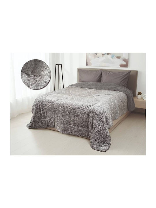 Flamingo Bettbezug Großes Doppelbett 220x240cm Bistrol Grey