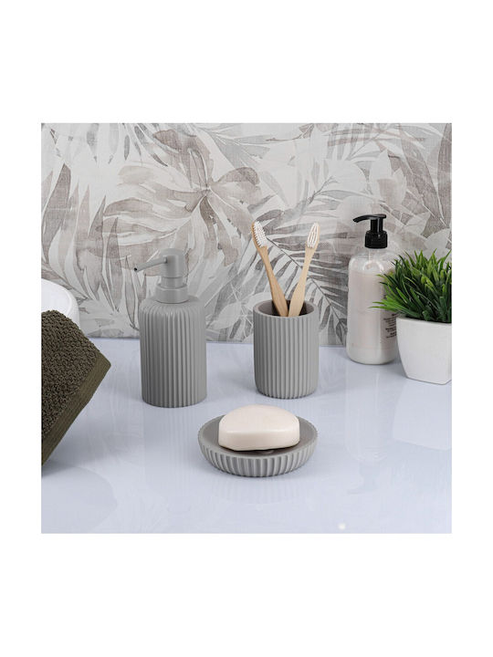 Atmosphera Настолен Чаша за нея от Резин Striped Cement