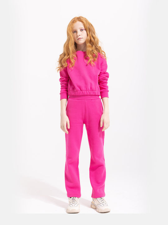 Kinder Sweatpants Set - Jogginganzug Fuchsia