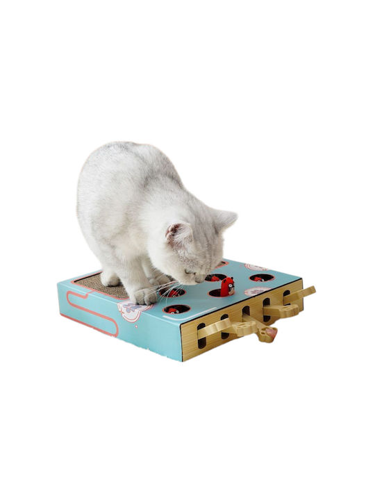 2 In 1 Interactive Toy Cats Scratching Post Mouse Hunter