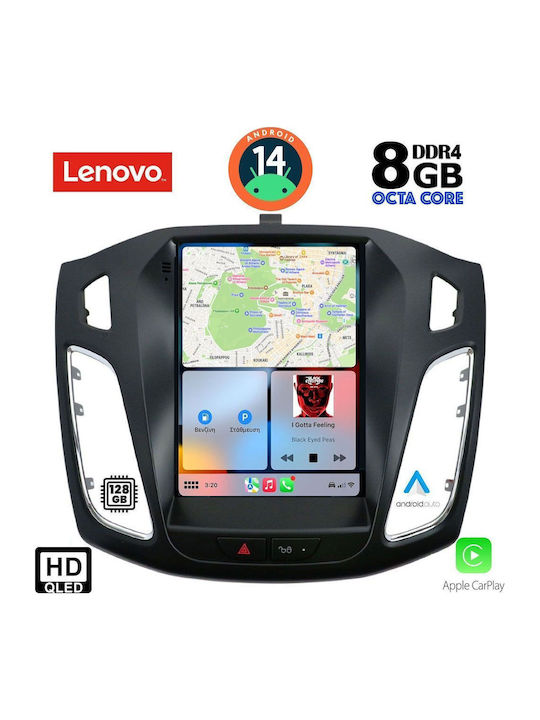 Lenovo Auto-Audiosystem für Ford Focus 2011-2017 (Bluetooth/USB/WiFi/GPS/Apple-Carplay/Android-Auto)