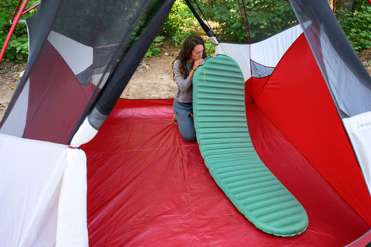 Thermarest Trail Pro Single Substrat Camping în culoarea Verde