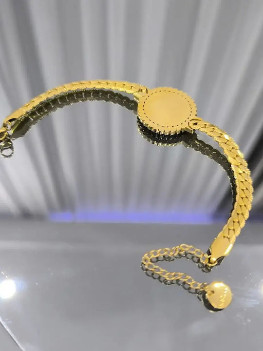 Kinzi Women's Bracelet Chain made of Leather