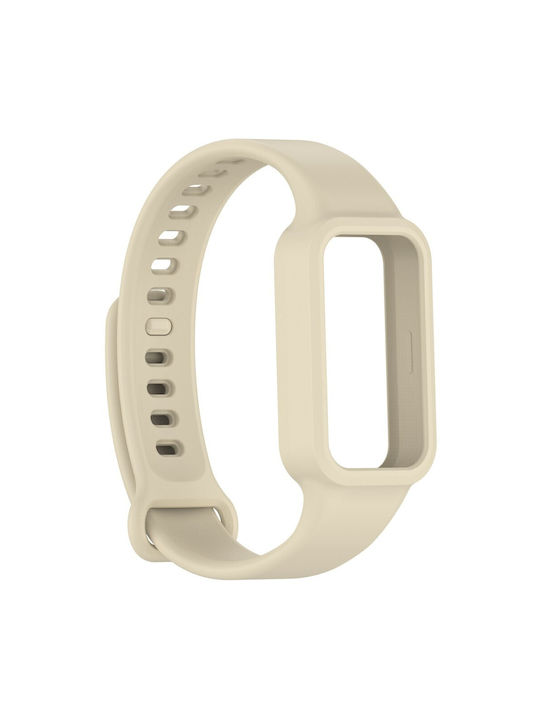 Λουράκι Σιλικόνης Μπεζ (Xiaomi Smart Band 9 Active)