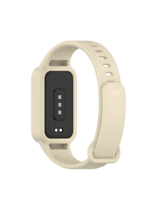 Λουράκι Σιλικόνης Μπεζ (Xiaomi Smart Band 9 Active)