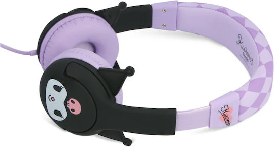 OTL Kuromi Ενσύρματα Παιδικά On Ear Ακουστικά Μωβ