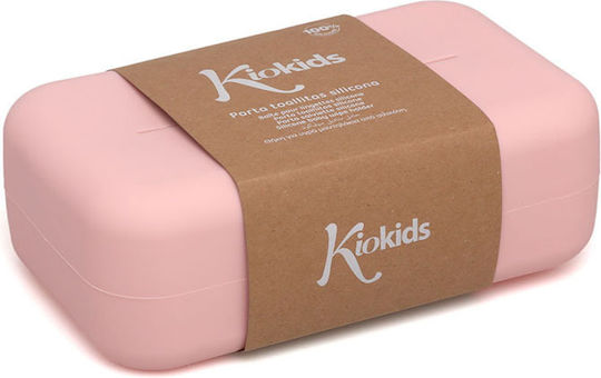 Kiokids Silicone Case for Baby Wipes Petit Moments Pink 5778
