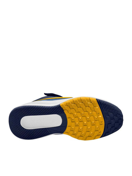 Star Runner Kids Sports Shoes Running with Hoop & Loop Closure Blue