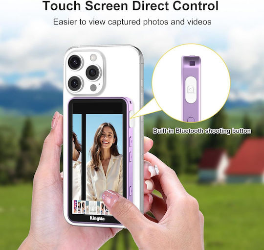 Telecomandă Pentru Selfie Kingma Bluetooth Albă