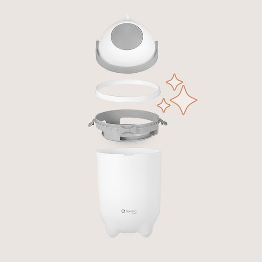 Lionelo Purebin Diaper Disposal Bin White