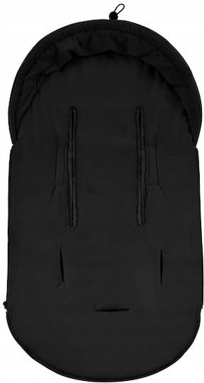 Lionelo Oli Universal Kinderwagen Fußsäcke Wasserdichte Schwarze 101x45cm