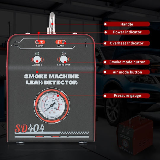 Evap Air Smoke Leak Detector Techstar Ανιχνευτής Διαρροών Καπνού