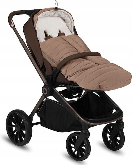 Lionelo Oli Universal Stroller Footmuff Waterproof Brown 45cm