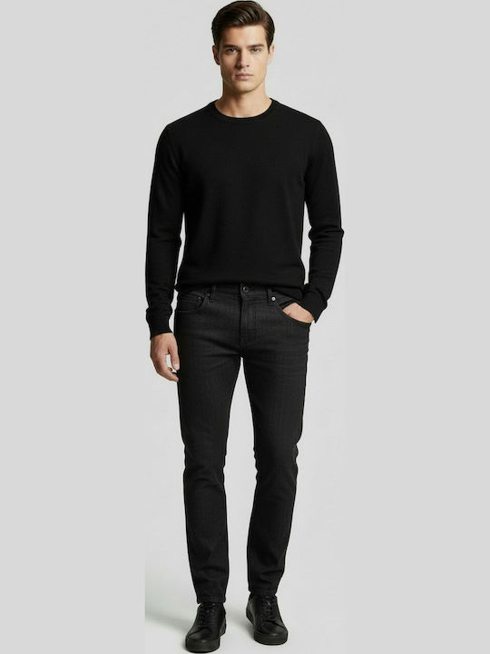 Boss Pantaloni Elastic cu Croială Normală Black 50549465-001