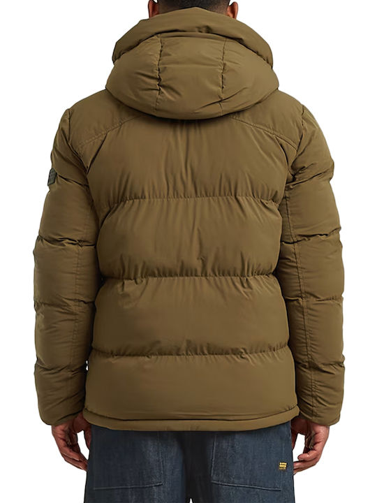 G-Star Raw G-whistler Geacă Puffer Maro G-Star Raw G-whistler Geacă Puffer Maro
