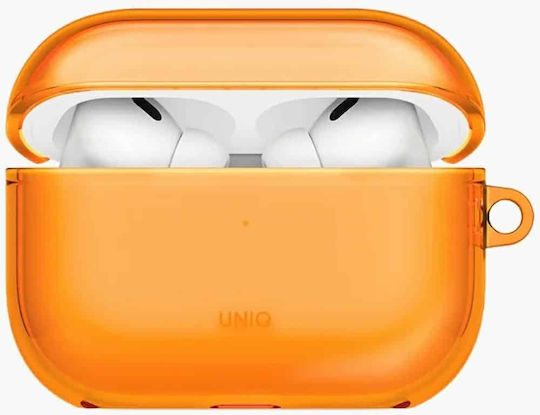 Uniq Uniq Bluetooth-Ohrhörer Zubehör Silikonhülle in Orangener Farbe für Apple AirPods Pro 3