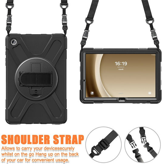 Solid 360 Задна корица Черен (Samsung Galaxy Tab A9 Plus, A11 Plus) 660204702A