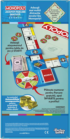 Extensie de Joc Monopoly Free Parking Jackpot 8+ Ani Hasbro