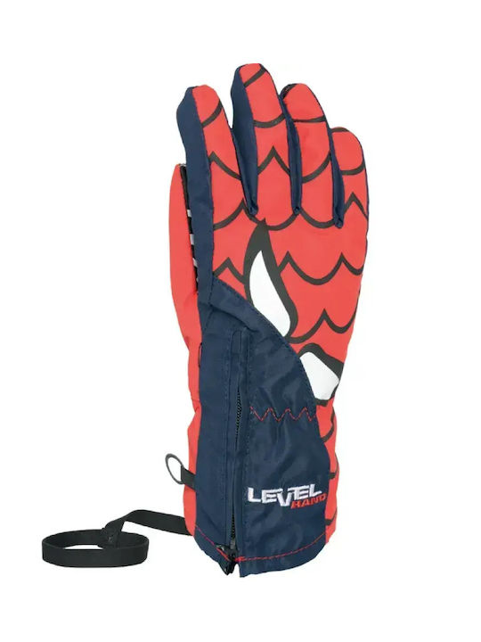 Level Kids Ski & Snowboard Gloves Blue