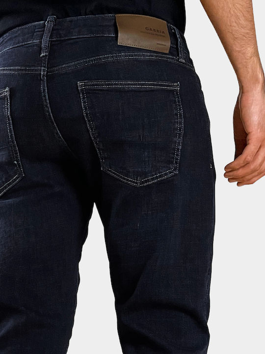 Ανδρικό Παντελόνι Τζιν Ελαστικό με Slim Εφαρμογή Blue