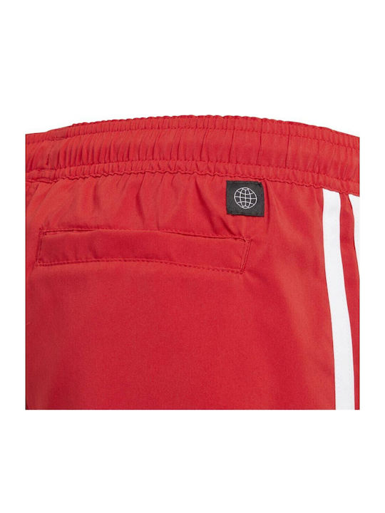 adidas 3-Stripes Kids Swimwear Swim Shorts Red