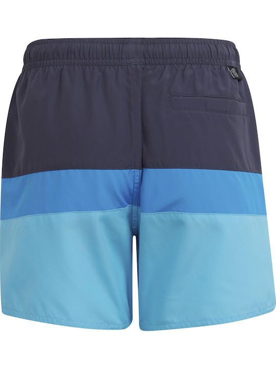 adidas Colorblock Kids Swimwear Swim Shorts Navy Blue