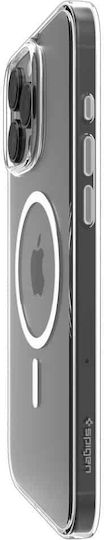 Spigen Thin Fit T MagSafe Back Cover Plastic / Silicone 1.55mm Clear/White (iPhone 16 Pro Max)